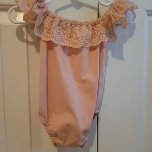 Adorable Bailey Blossom lacey ruffled onsie size 12-18 months